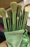 13-Piece Professional Makeup Brush Set with Travel Pouch