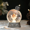 LED Christmas Flame Window Light – Battery Powered Holiday Decoration